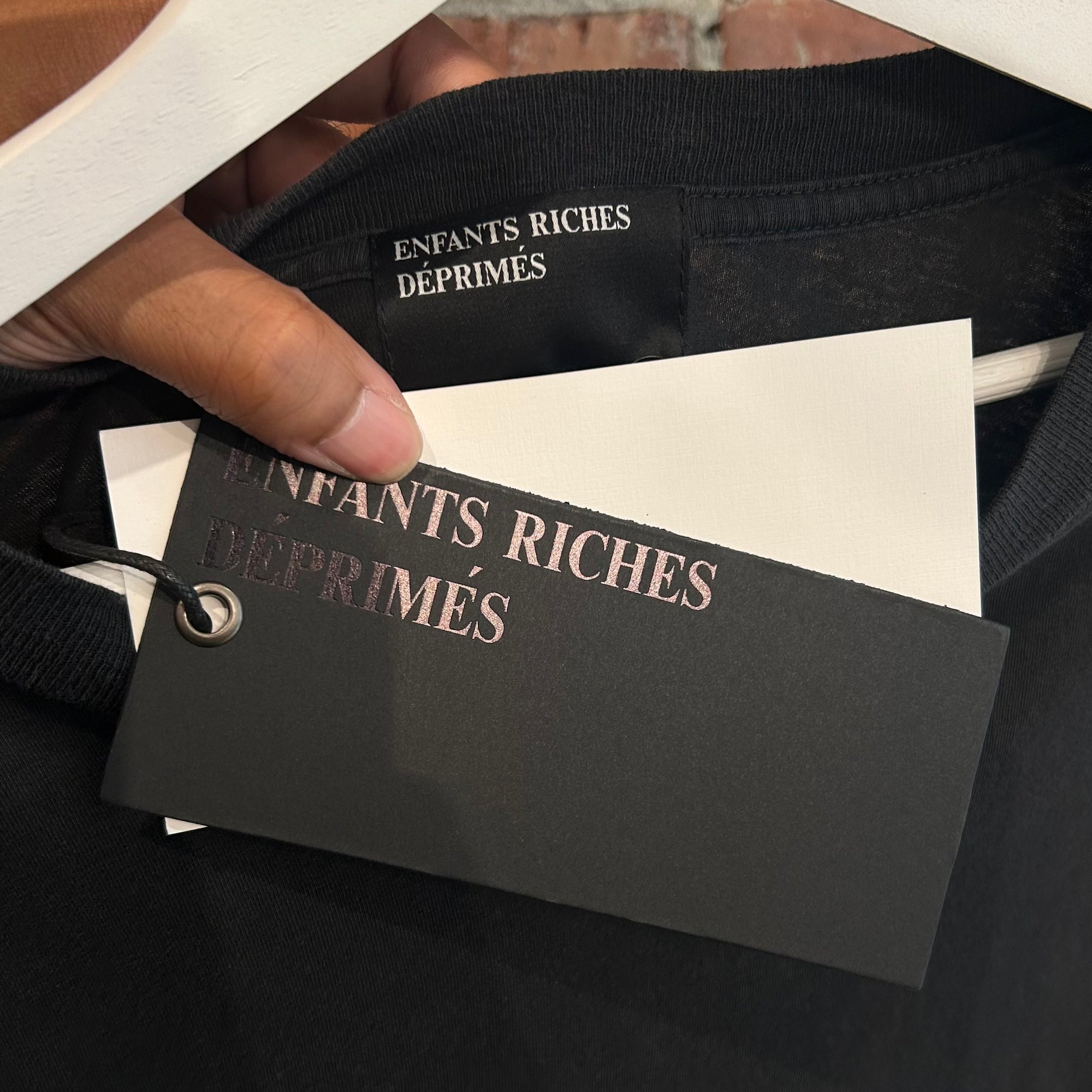 ENFANTS RICHES DEPRIMES SS25 PARIS TEE ‘BLACK’