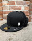 11 BY BORIS BIDJAN SABERI LEGIONAIRE FITTED HAT ‘BLACK’