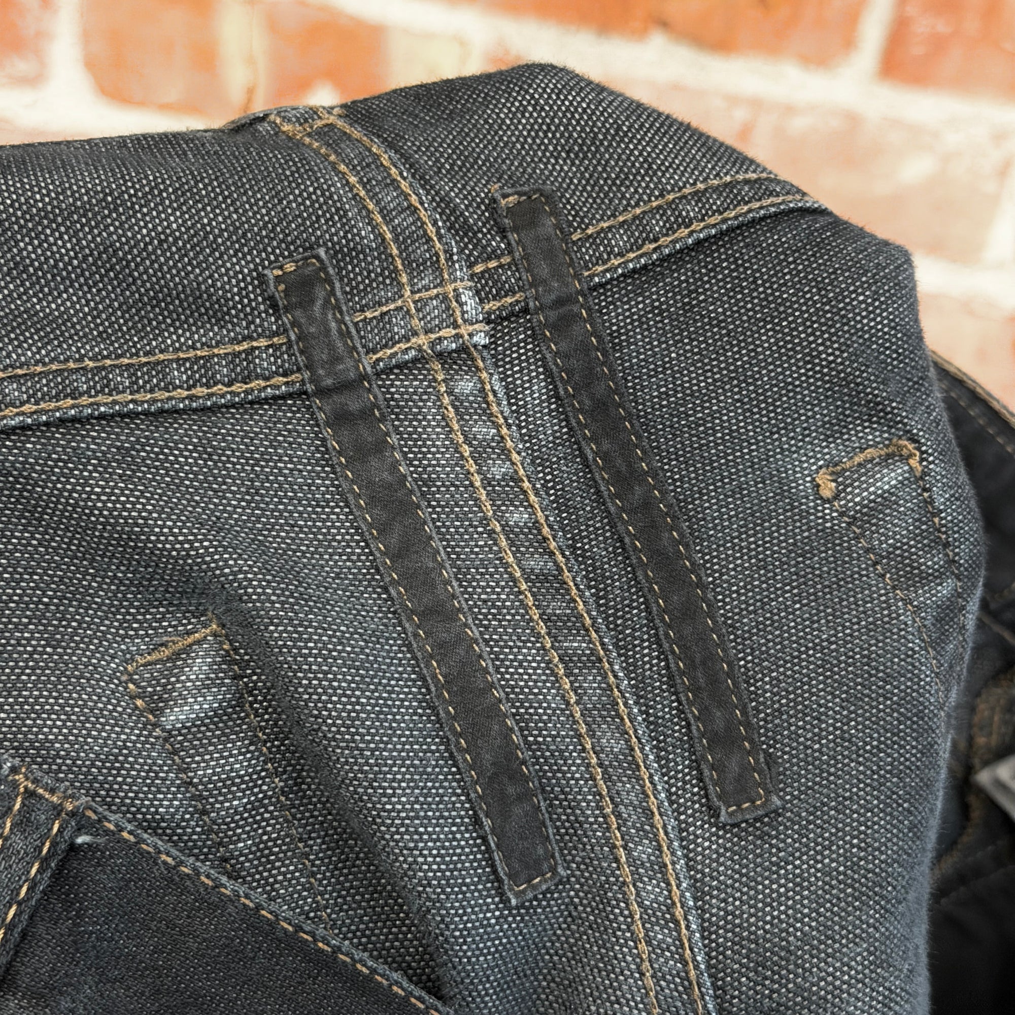 RICK OWENS FW07 EXPLODER DRKSDHW DETROIT DENIM ‘BLACK’