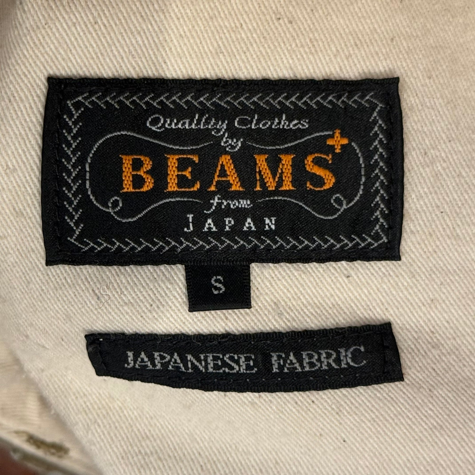 BEAMS STRIPED TROUSERS ‘TAN’