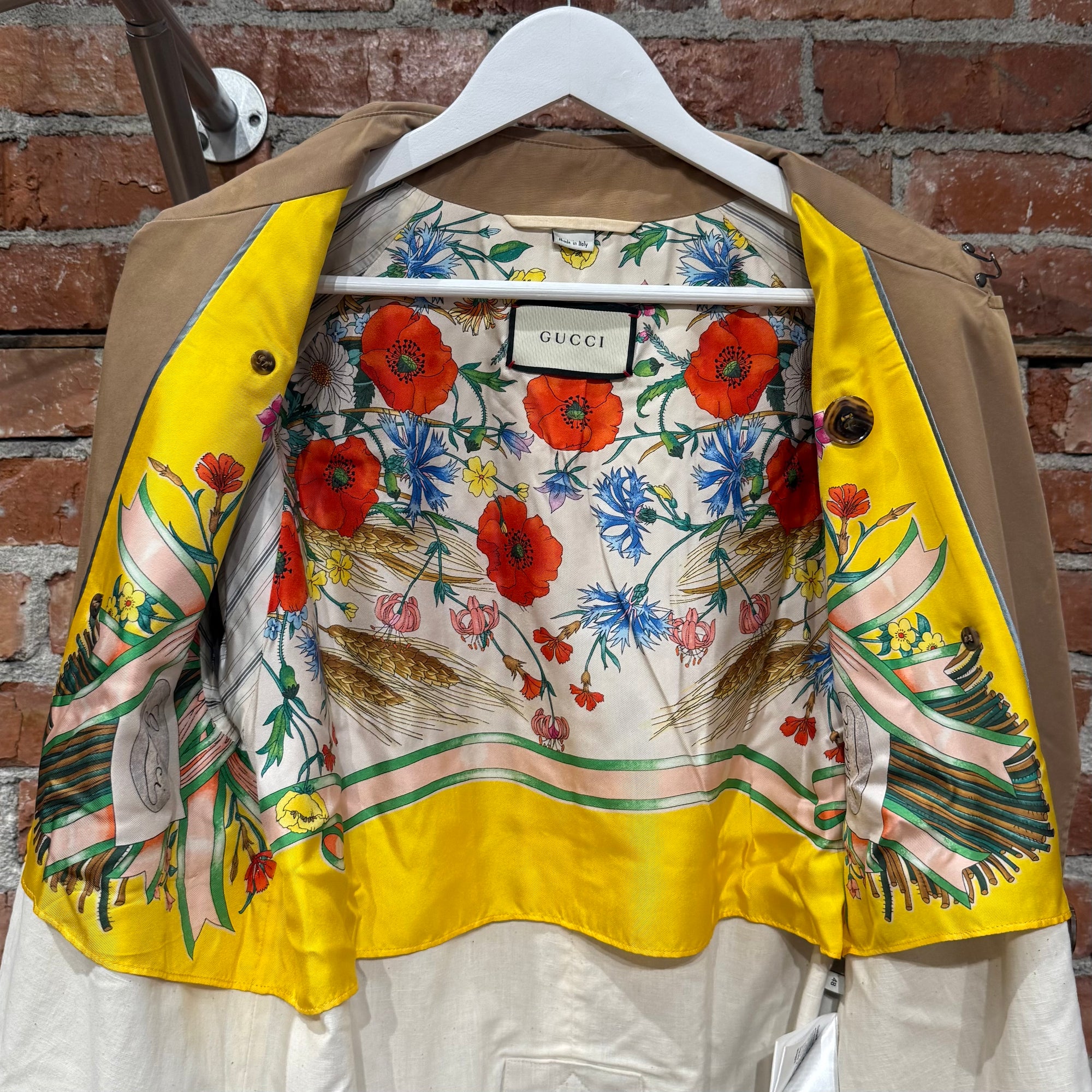 GUCCI SS19 RUNWAY CHATEAU MARMONT TRENCH COAT ‘BEIGE’