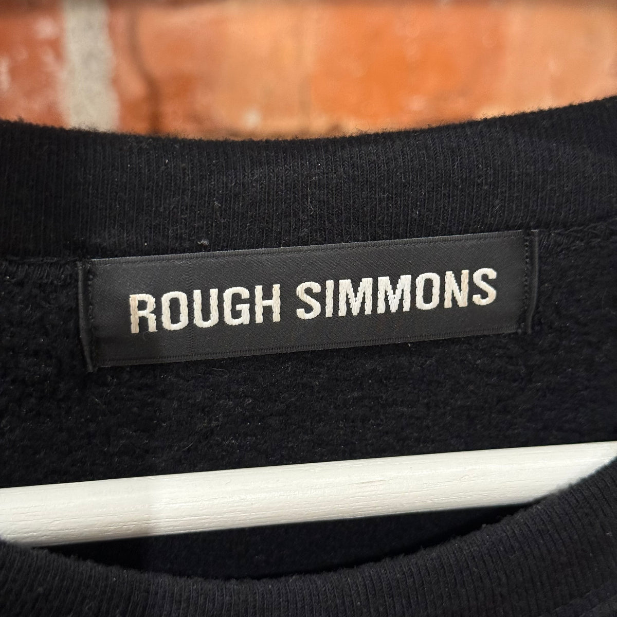 ROUGH SIMMONS EVANGELION REI CREWNECK ‘BLACK’