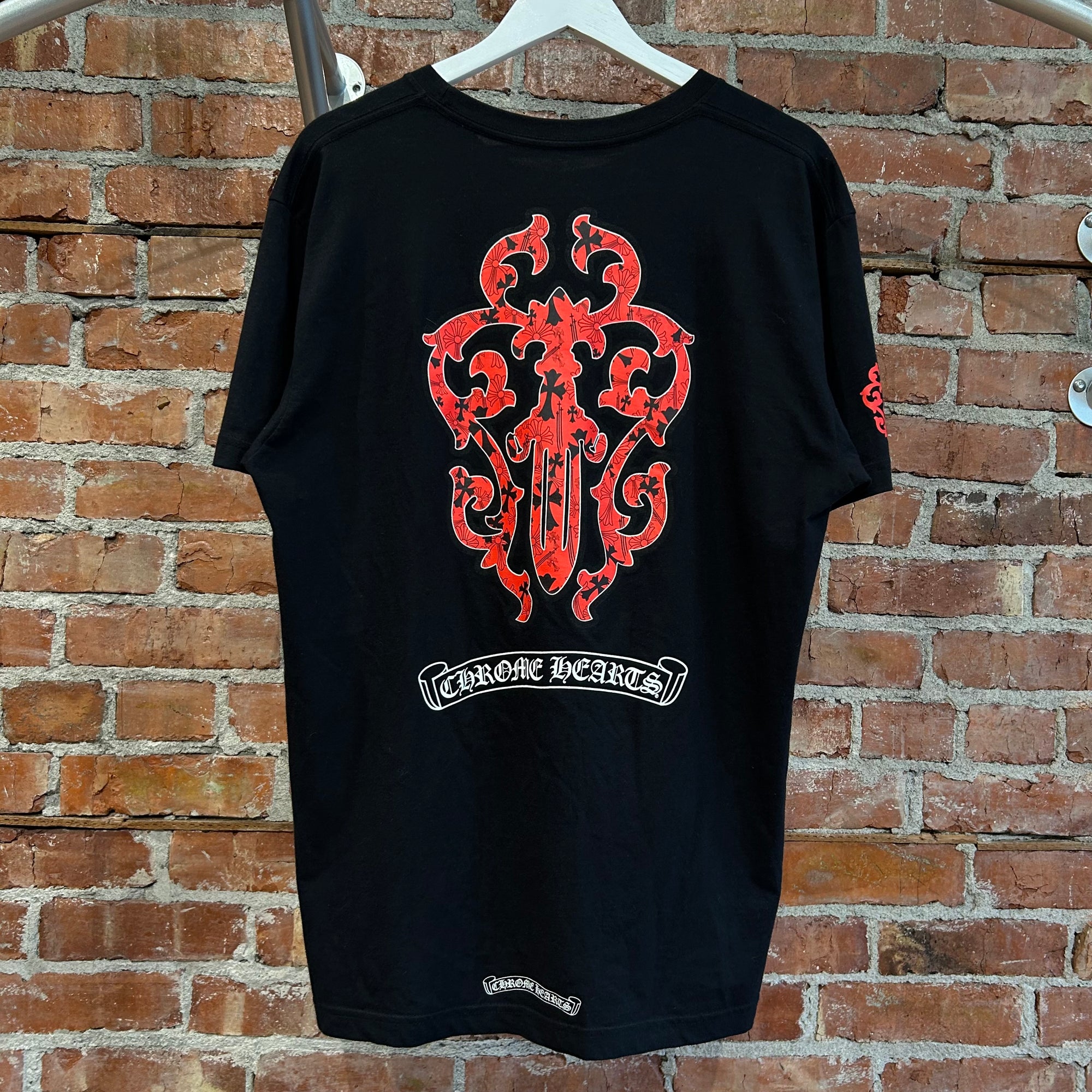 CHROME HEARTS DAGGER VINE TEE ‘BLACK/RED’