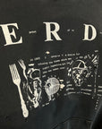 ENFANTS RICHES DEPRIMES FW25 MY ROLE IN THE WAR HOODIE ‘BLACK’