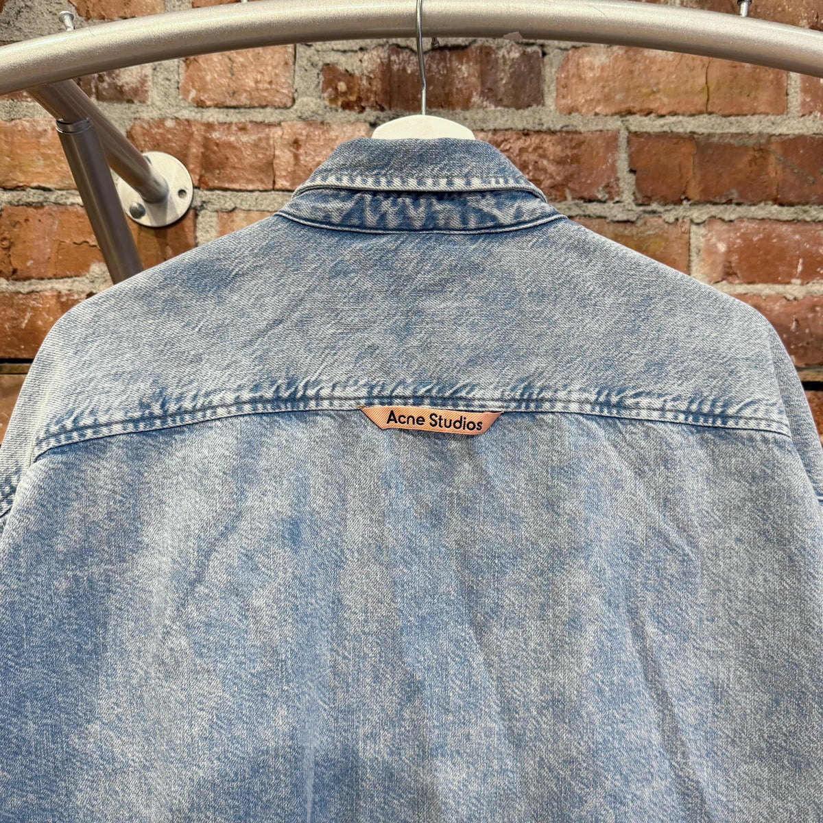 ACNE STUDIOS OVERSIZED DENIM SHIRT JACKET ‘LIGHT WASH’