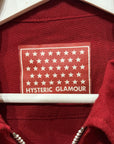 HYSTERIC GLAMOUR DICE LOGO FULL ZIP JACKET ‘RED’