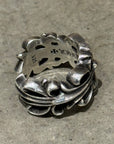 CHROME HEARTS DOUBLE FLORAL RING ‘SILVER’