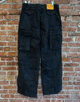 GALLERY DEPT. DISTRESSED PROGRAMMER CARGO PANTS ‘BLACK’