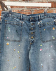 ACNE STUDIOS CANDY BUTTON STICKER DENIM ‘BLUE’