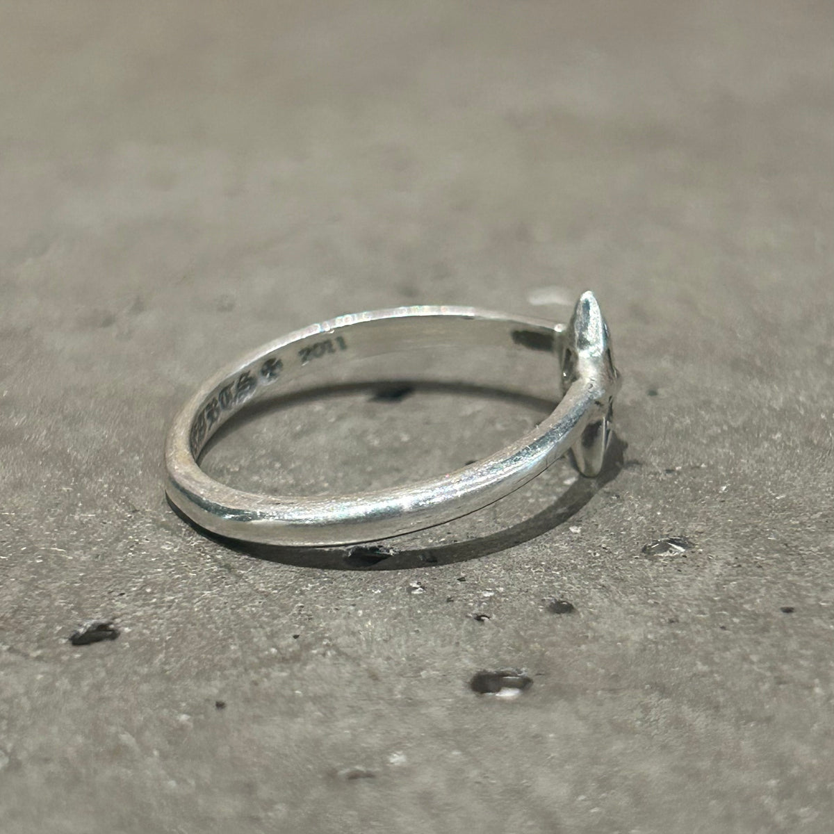 CHROME HEARTS STAR BUBBLEGUM RING ‘SILVER’