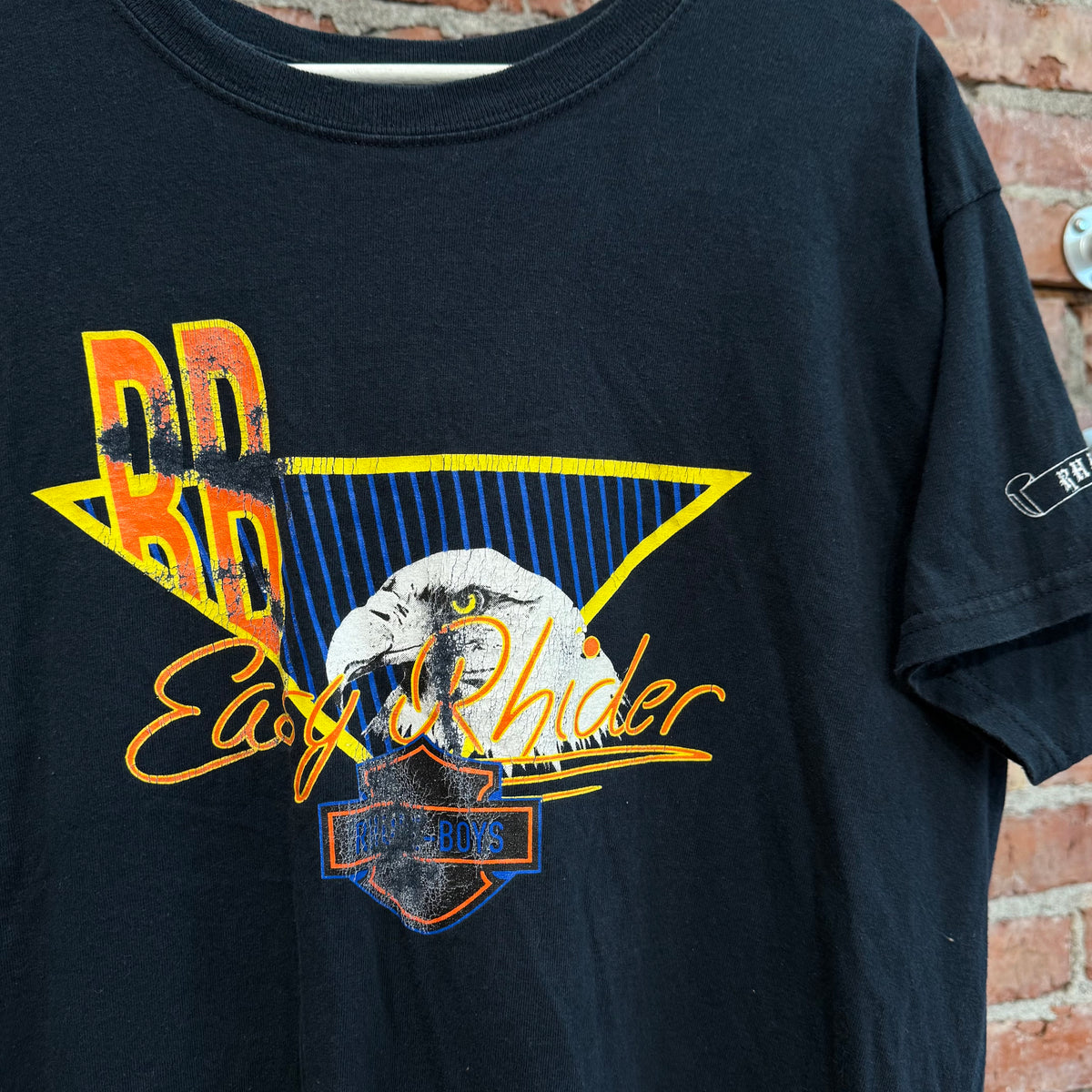RHUDE EASY RHIDER GRAPHIC TEE ‘BLACK’