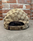 GUCCI MONOGRAM CANVAS BASEBALL CAP ‘SAND’