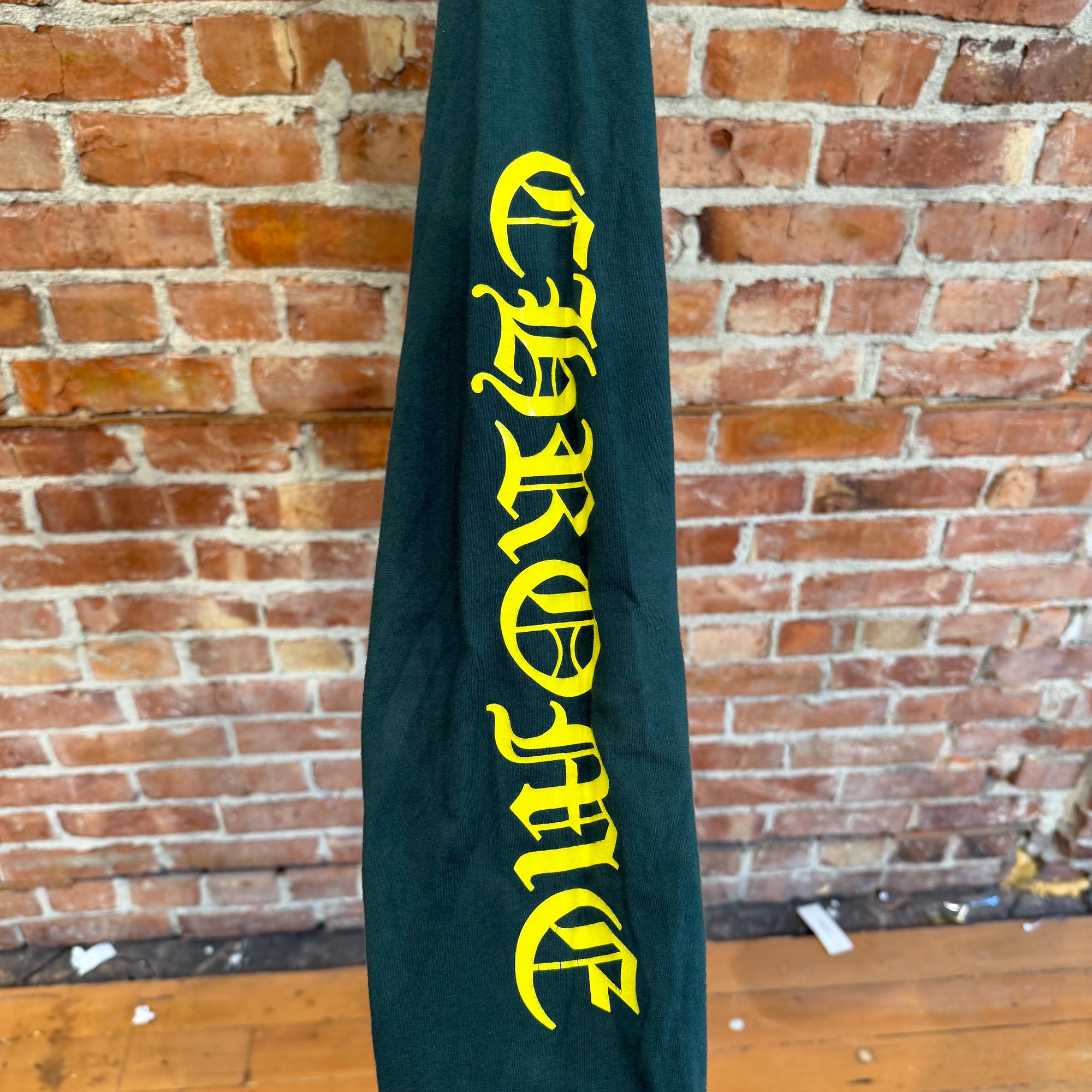 CHROME HEARTS HORSESHOE POCKET LONGSLEEVE ‘FOREST/NEON’