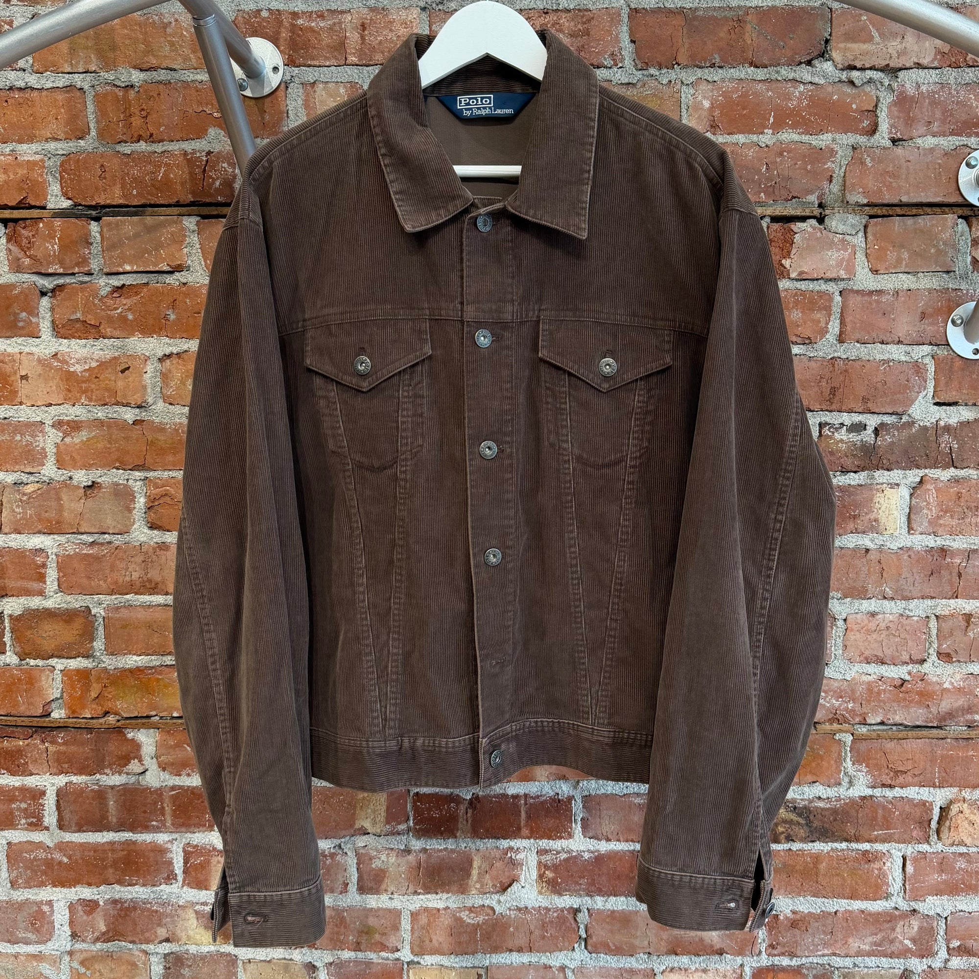 POLO RALPH LAUREN CORDUROY TYPE-3 TRUCKER JACKET ‘BROWN’