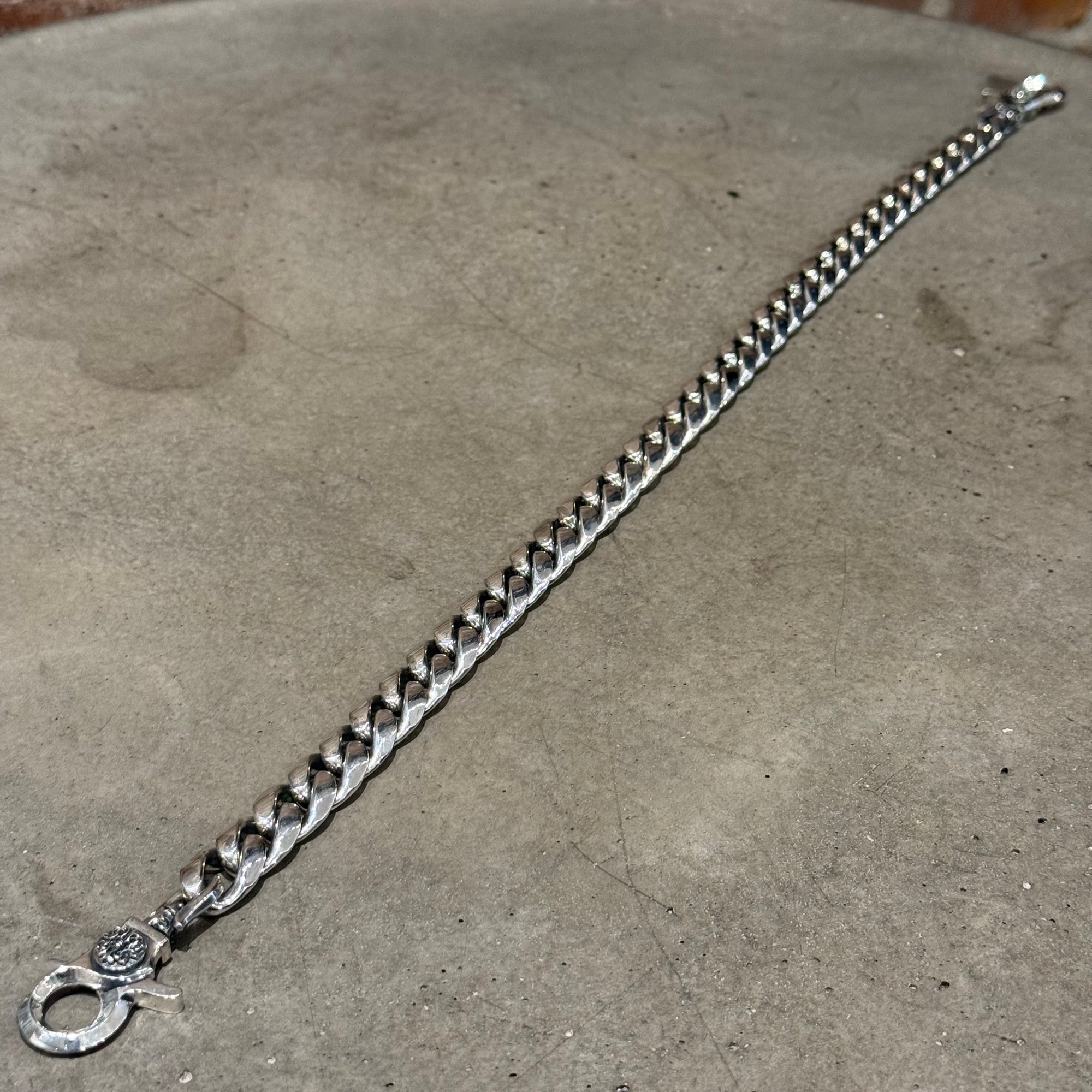 DEAL DESIGN DOUBLE KG CLIP CUBAN WALLET CHAIN ‘SILVER’