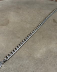 DEAL DESIGN DOUBLE KG CLIP CUBAN WALLET CHAIN ‘SILVER’