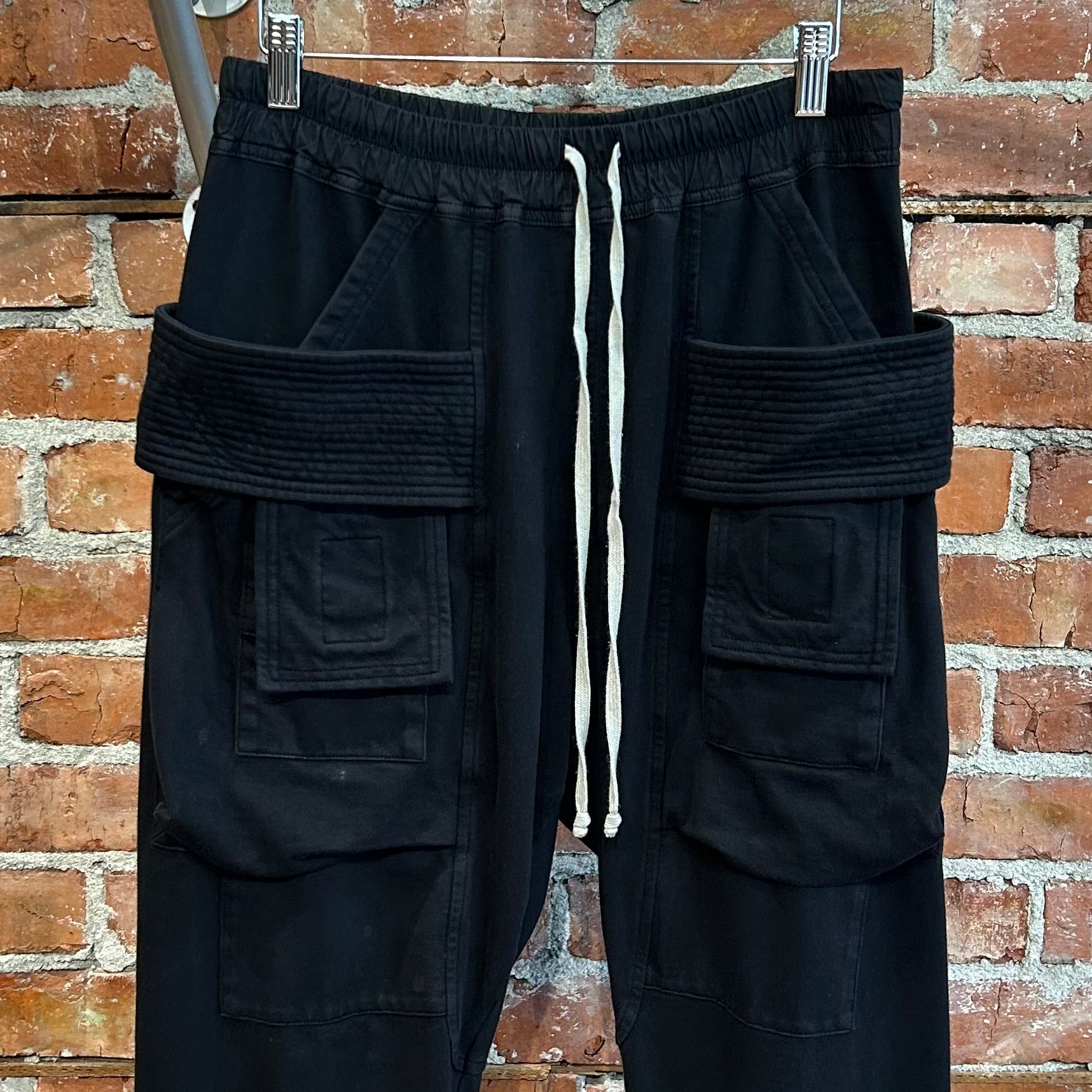 RICK OWENS SS24 LIDO DRKSHDW RIG CREATCH CARGOS ‘BLACK’