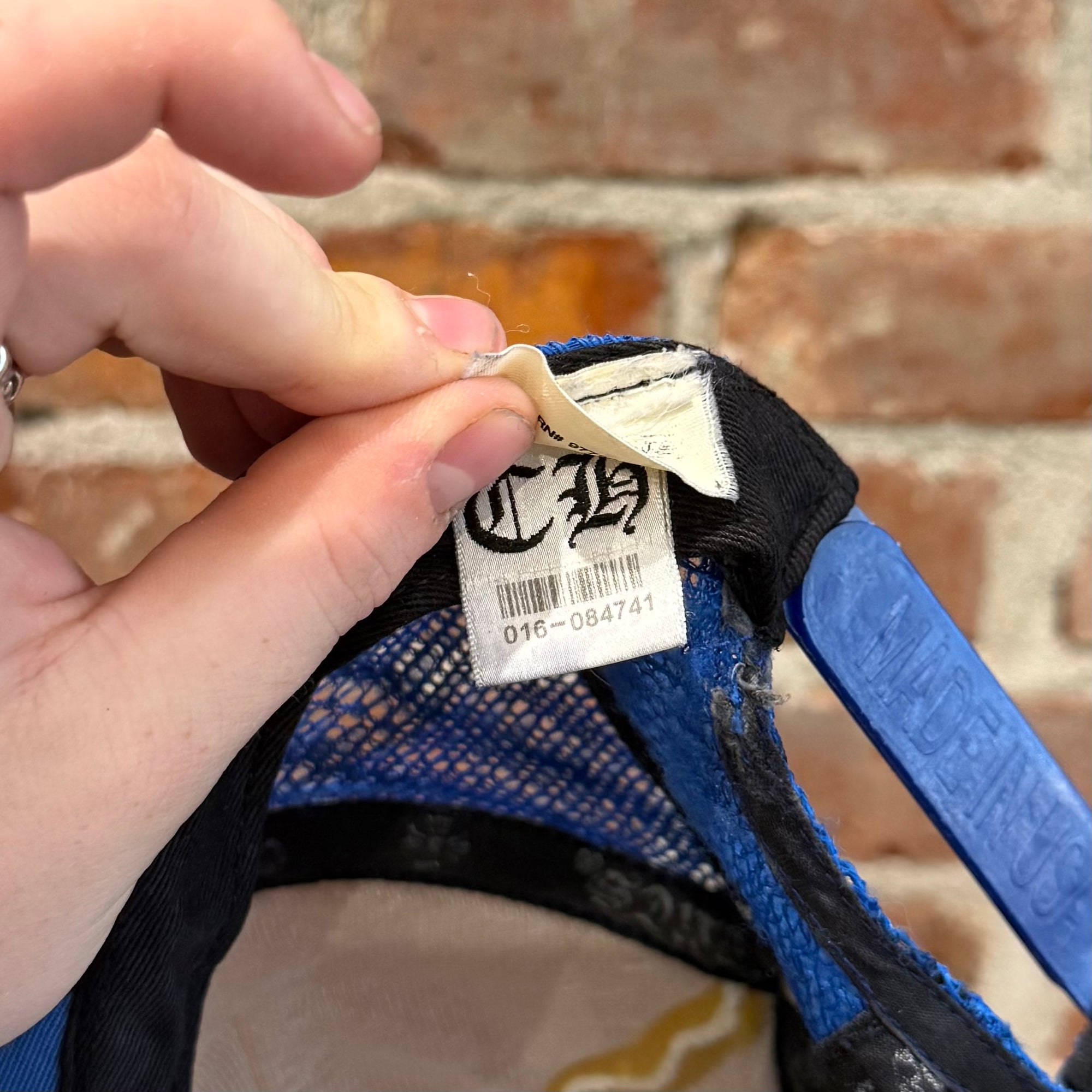 CHROME HEARTS CH TRUCKER HAT ‘BLUE/WHITE’