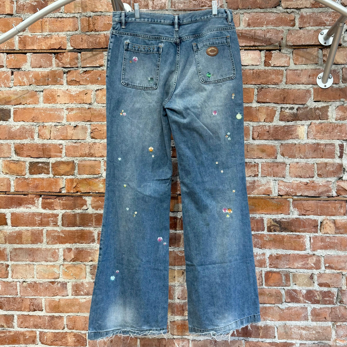 ACNE STUDIOS CANDY BUTTON STICKER DENIM ‘BLUE’