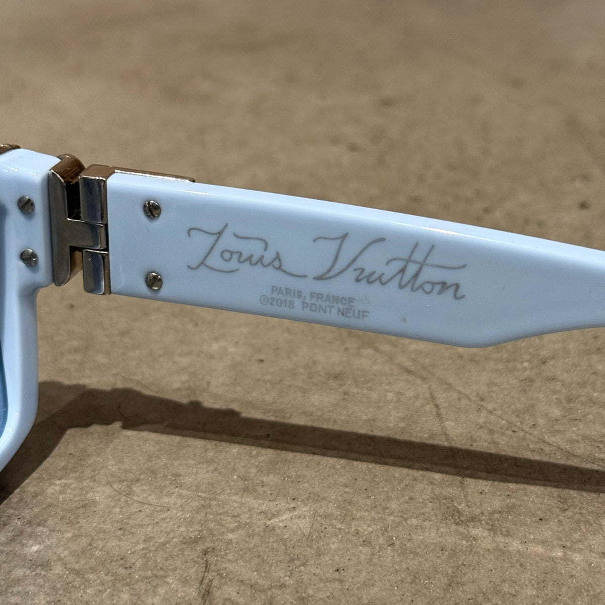 LOUIS VUITTON 1.1 MILLIONAIRE SUNGLASSES ‘ICE BLUE’