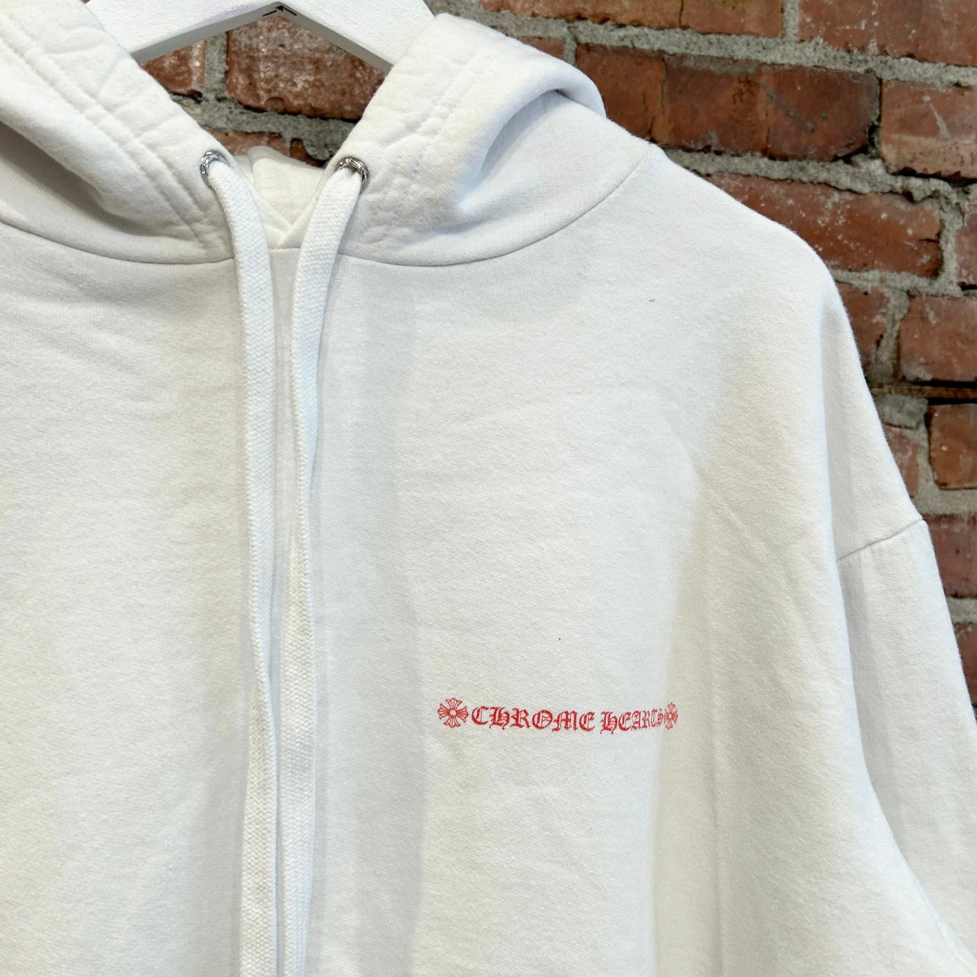 CHROME HEARTS LAURIE LYNN STARK PULLOVER HOODIE ‘WHITE’