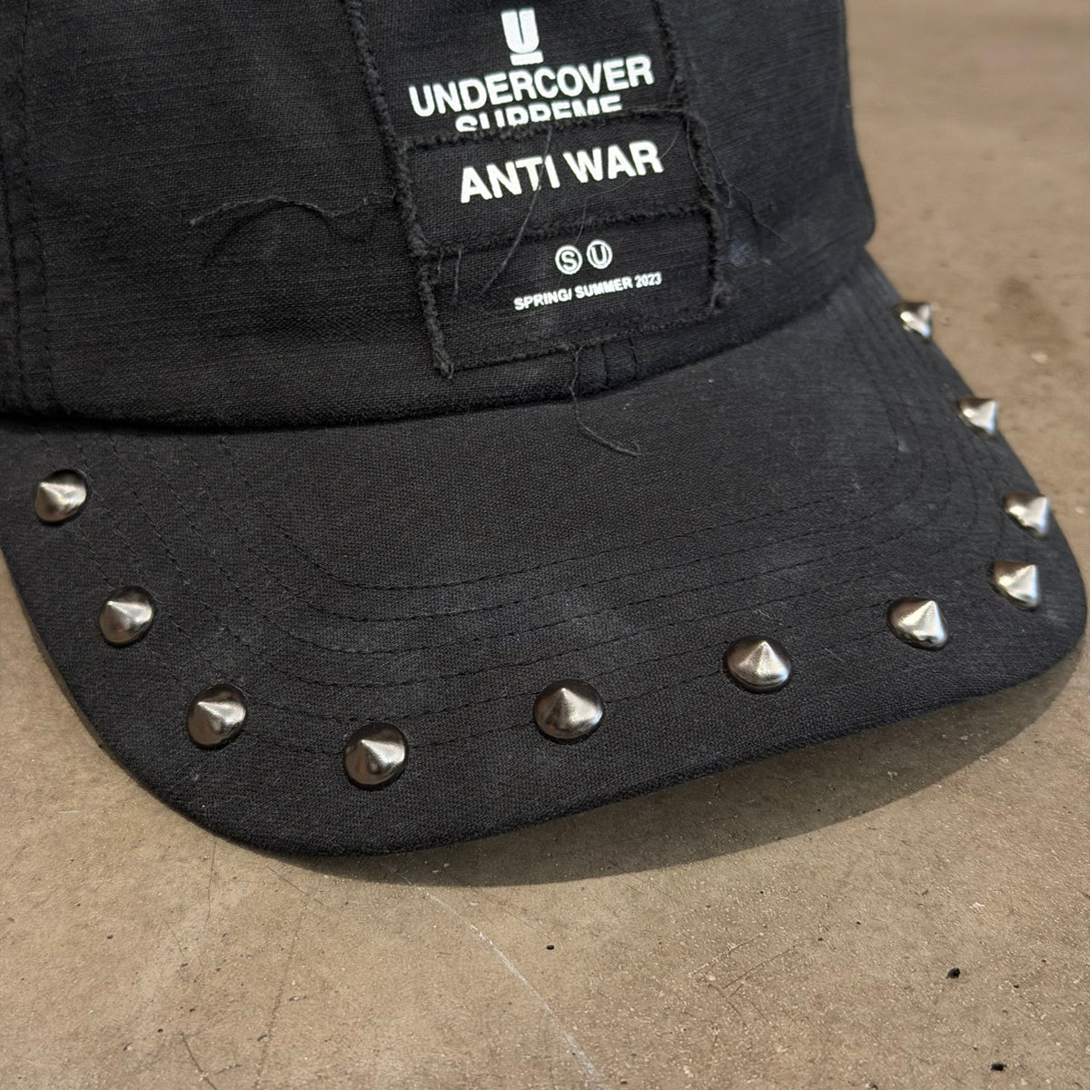 SUPREME SS23 UNDERCOVER STUDDED HAT ‘BLACK’