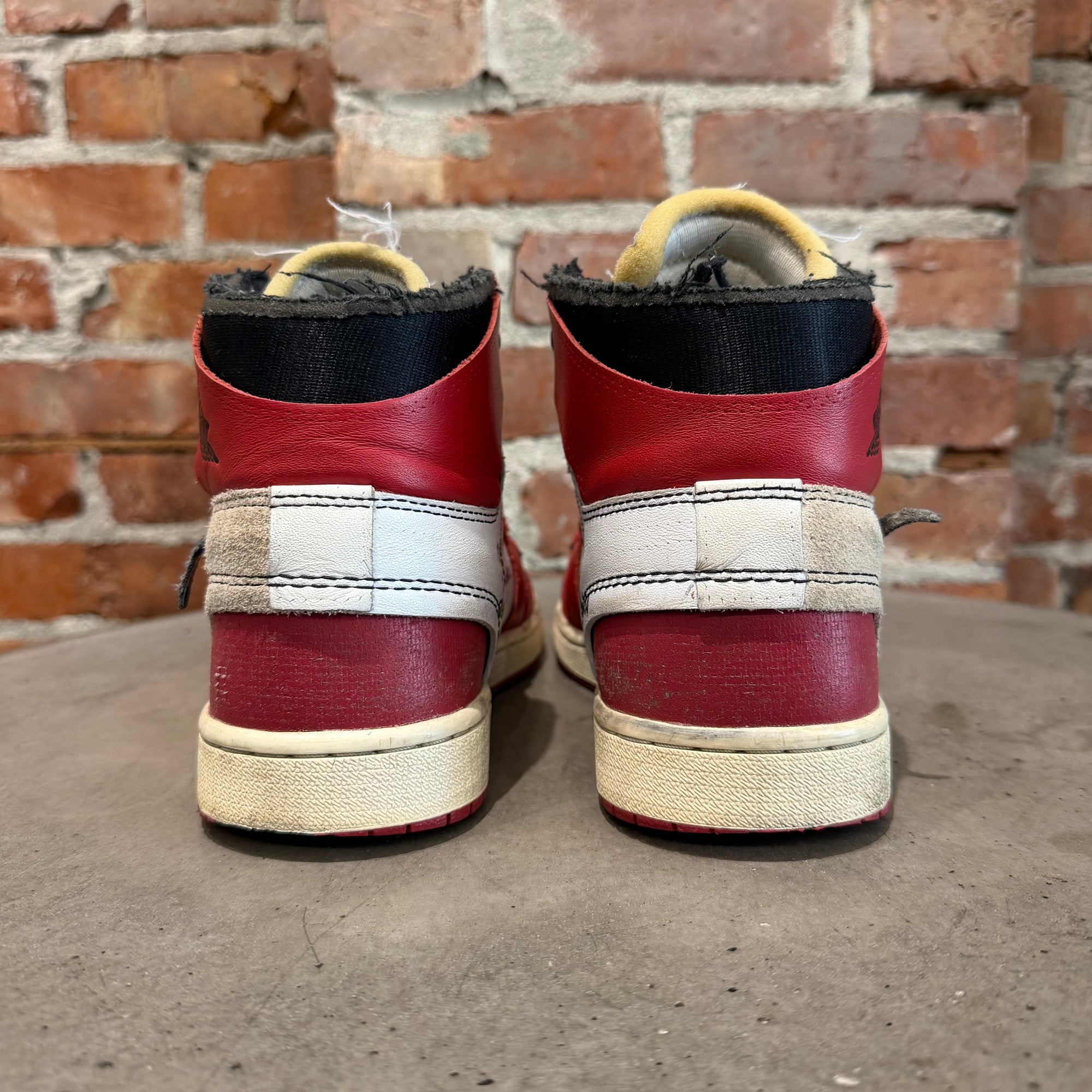 OFF WHITE X JORDAN 1 "THE 10" CHICAGO HIGH SNEAKERS ‘WHITE/RED’