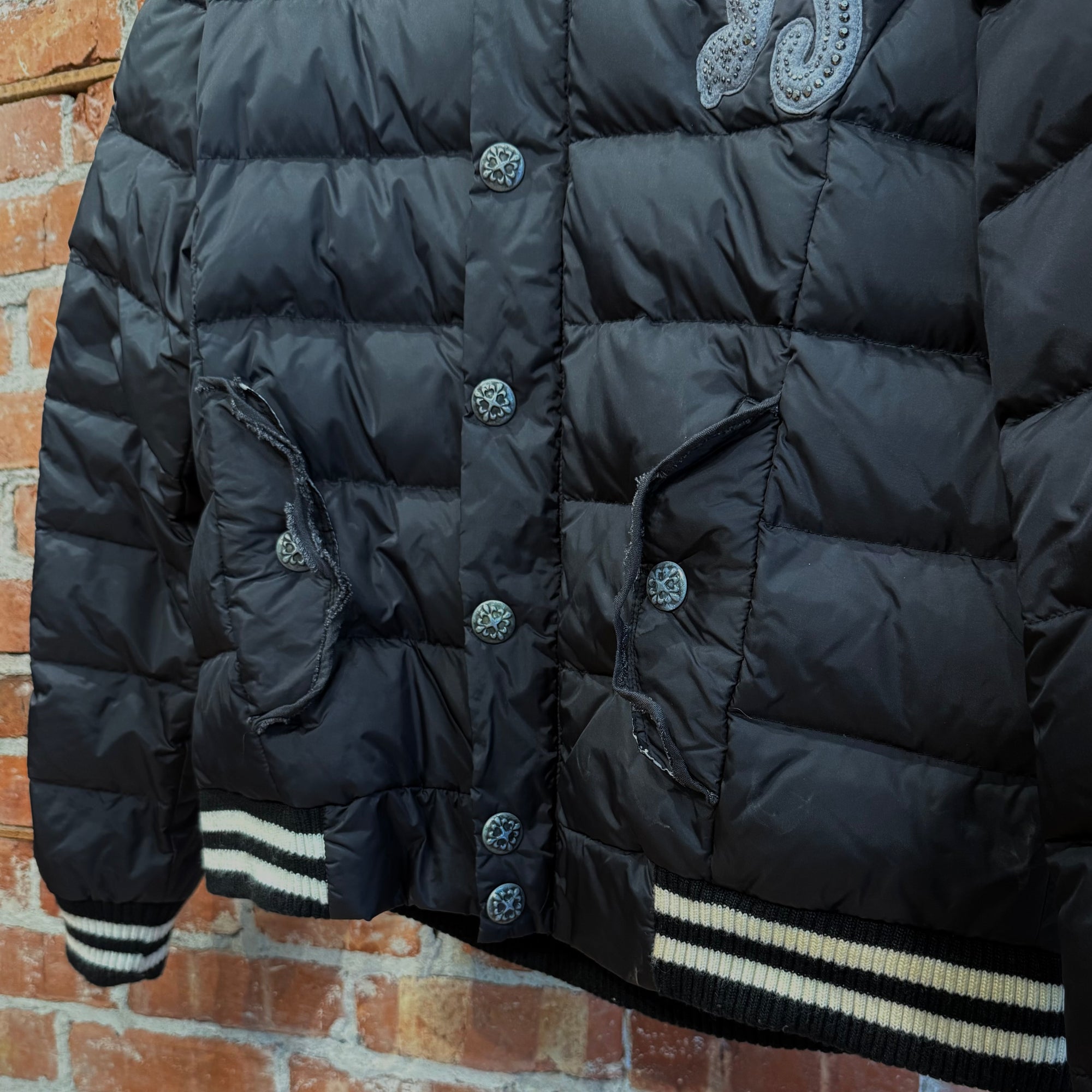 A&amp;G ROCK SAMPLE PUFFER JACKET ‘BLACK’