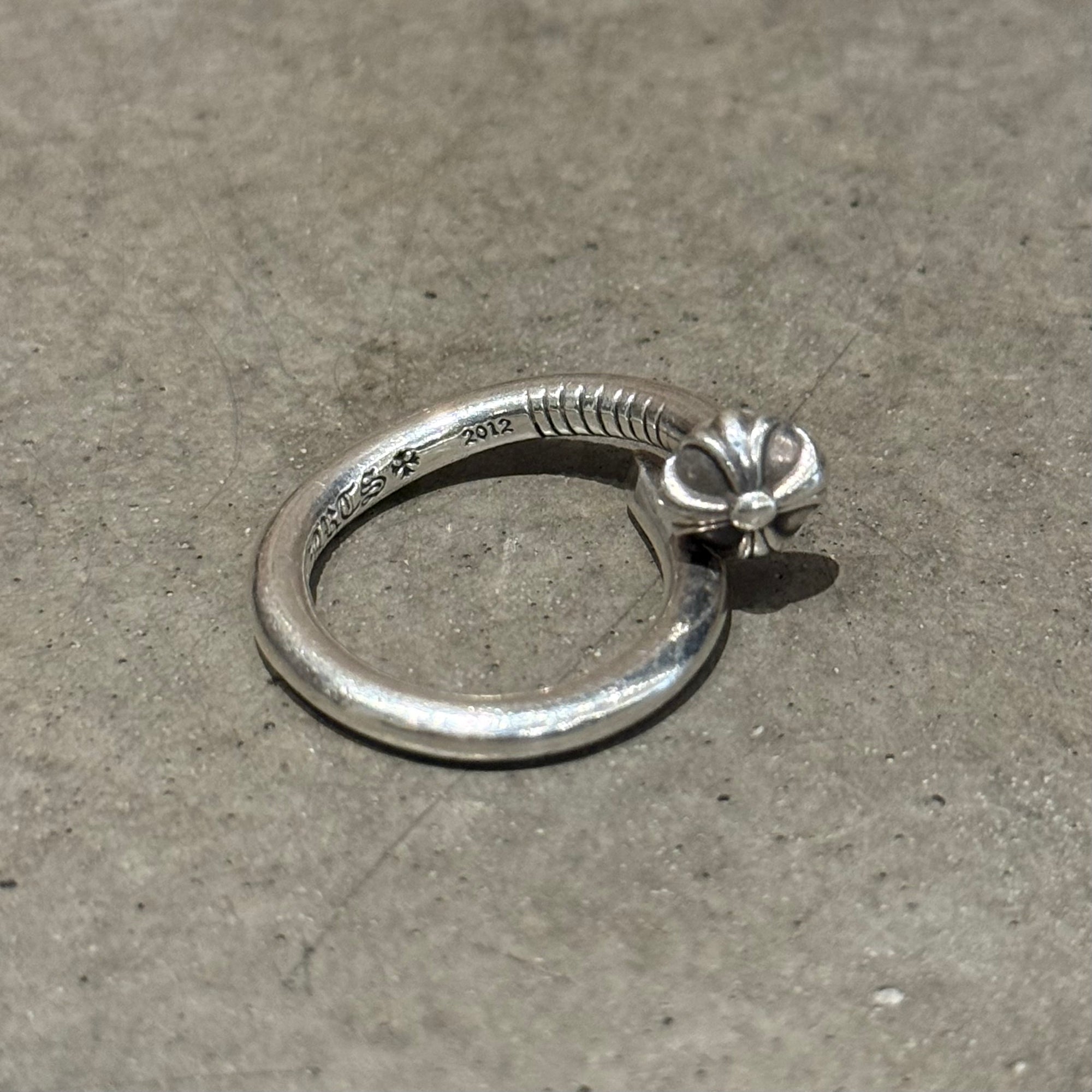 CHROME HEARTS CROSSBALL NAIL RING ‘SILVER’