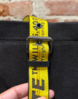 OFF WHITE TAPE MEASURE TOTE BAG ‘BLACK’