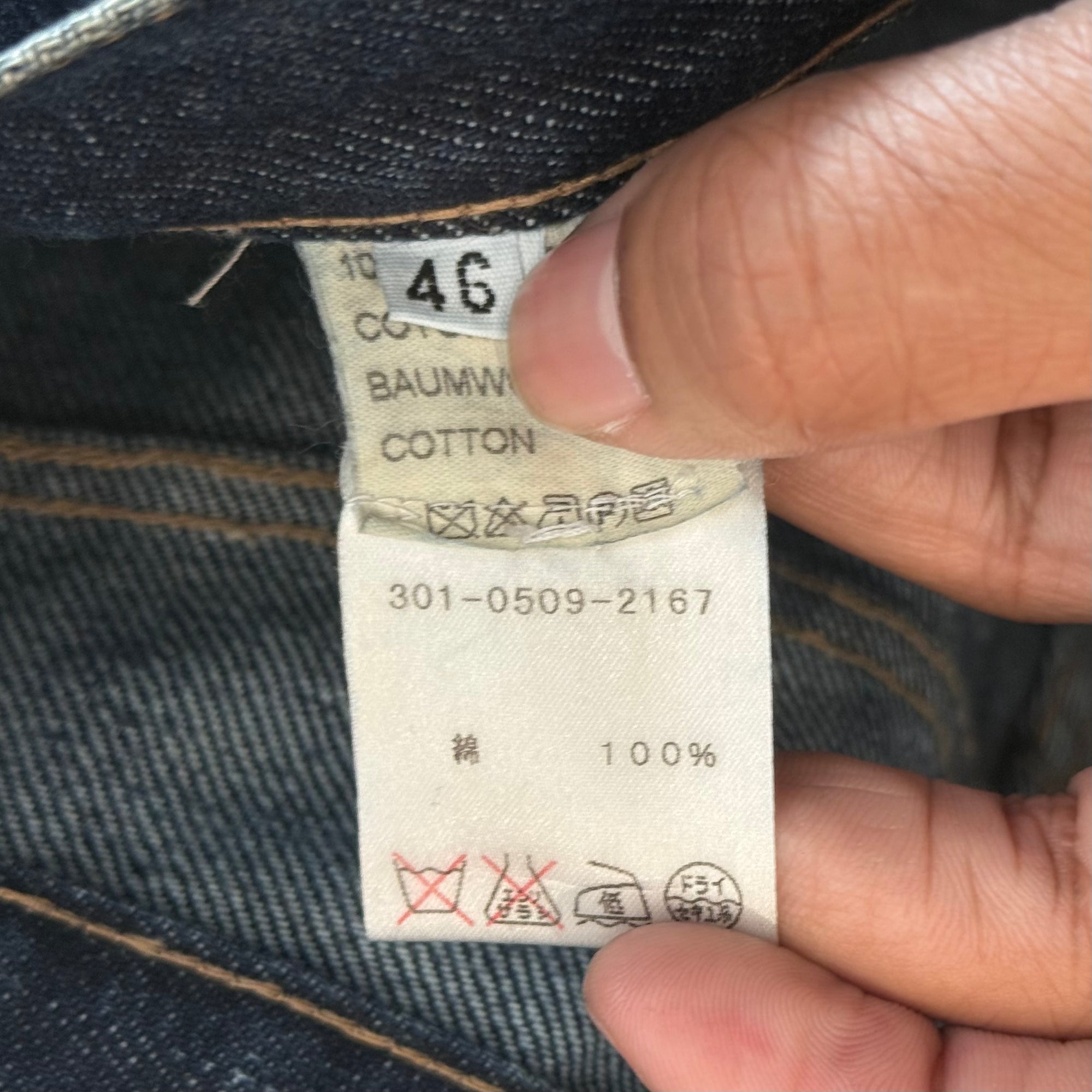 GUCCI TOM FORD AW99 FLORAL EMBROIDERED DENIM JEANS ‘INDIGO’