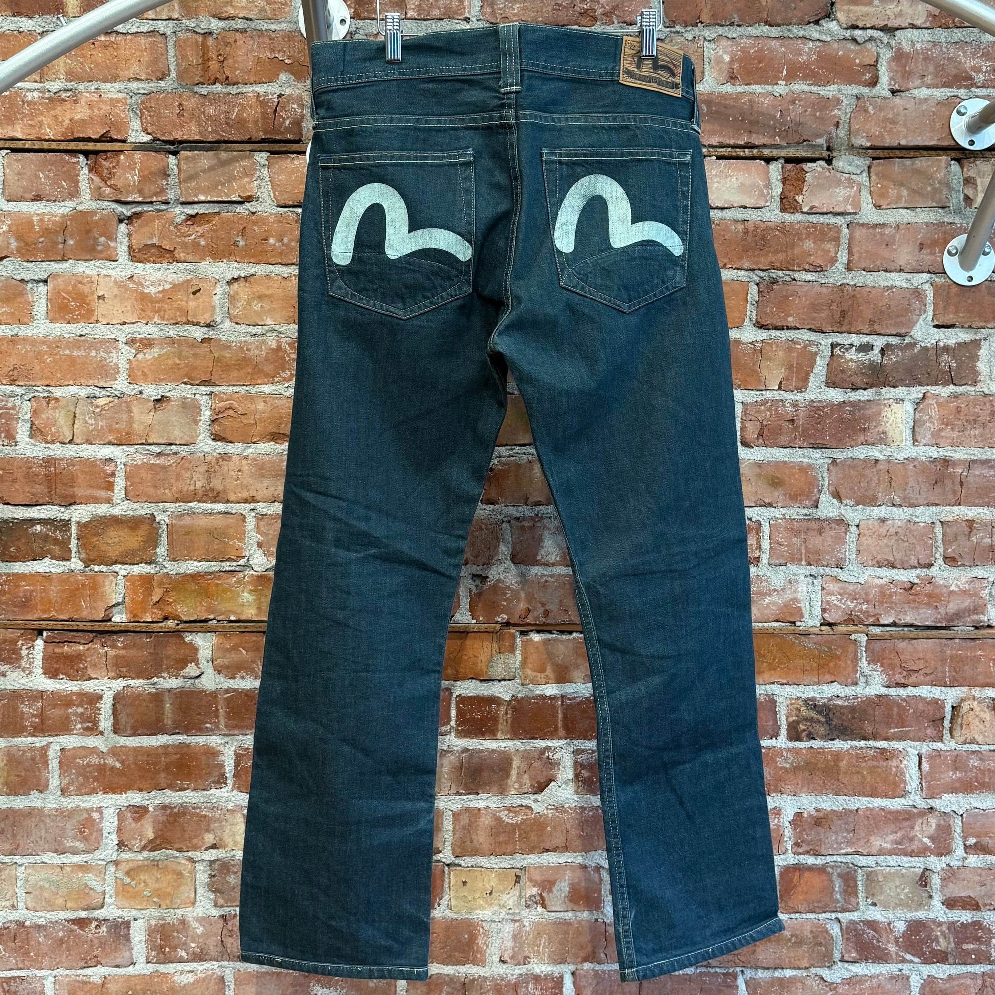 EVISU X PUMA STRAIGHT LEG DENIM 'DIRTY BLUE/WHITE'