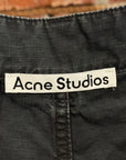 ACNE STUDIOS BAGGY WIDE CARGO PANTS ‘WASHED BLACK’