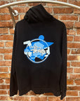 STUSSY ZIP UP BLUE SCRAMBLE 'BLACK'