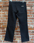 CHROME HEARTS FLEUR KNEE STRAIGHT LEG DENIM ‘BLACK’