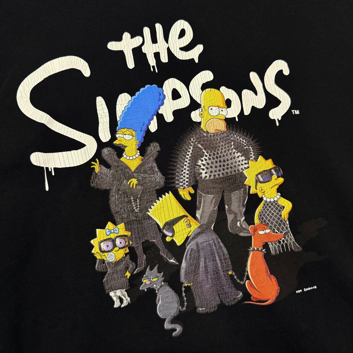 BALENCIAGA X THE SIMPSONS FW21 HOODIE ‘BLACK’