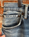 ACNE STUDIOS 1996 MID TORN DENIM ‘BLUE’