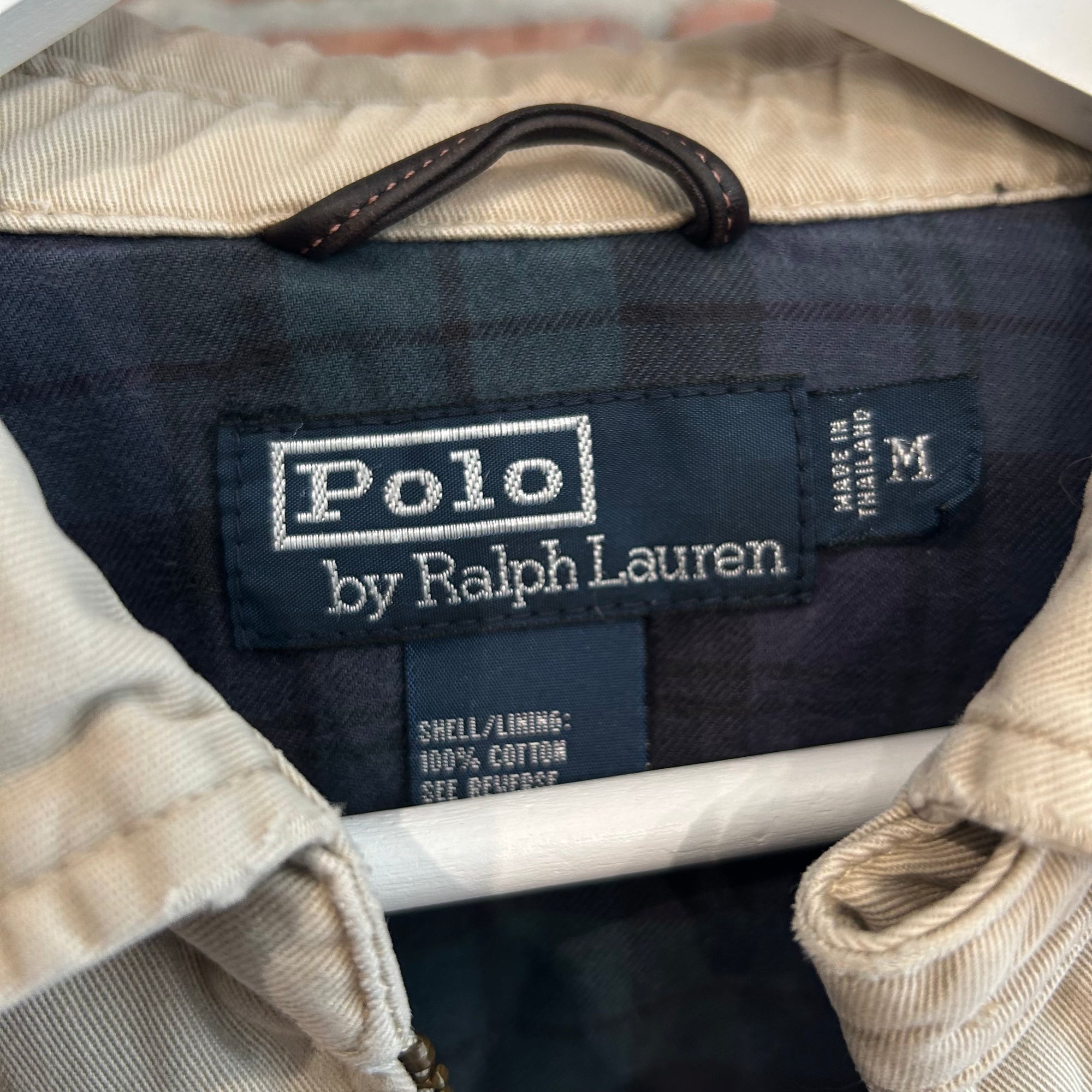 POLO RALPH LAUREN HARRINGTON ZIP JACKET ‘BEIGE’