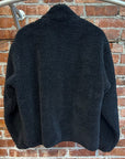STUSSY REVERSIBLE FLEECE BOMBER JACKET ‘BLACK’