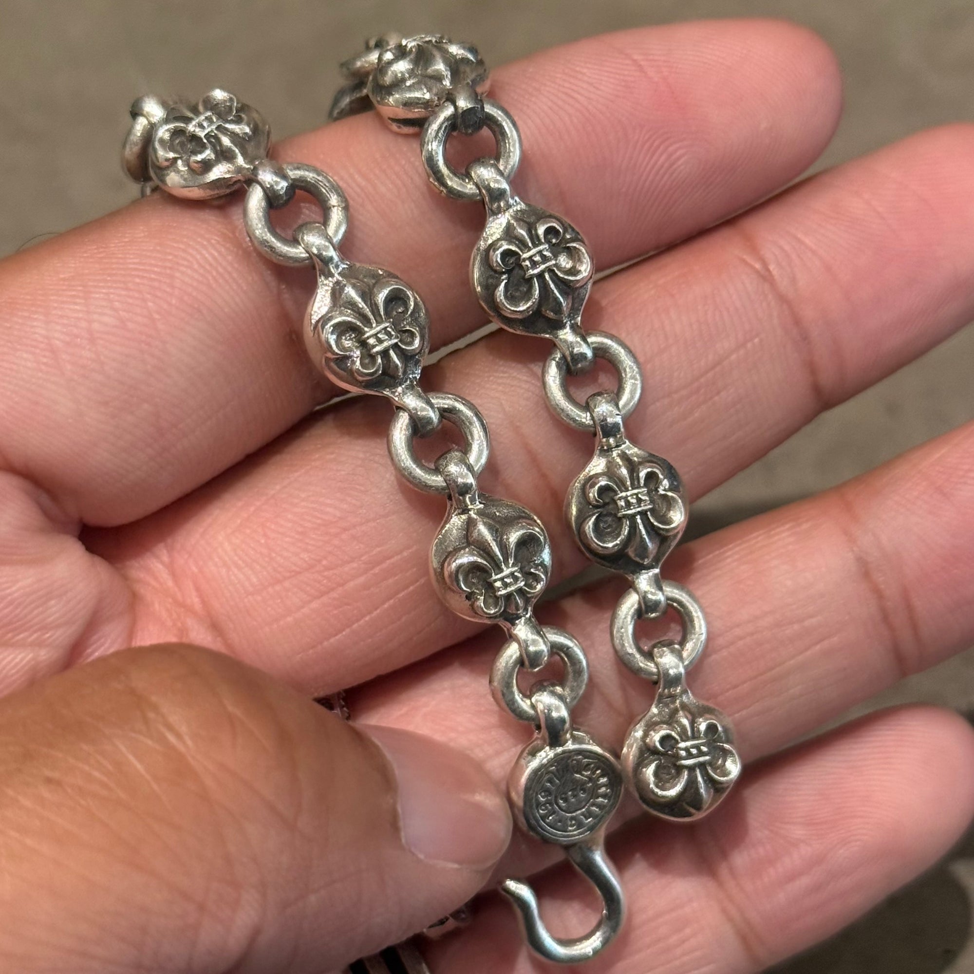 CHROME HEARTS FLEURBALL BRACELET ‘SILVER’