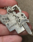 CHROME HEARTS 3 TRINKET NECKLACE ‘SILVER’
