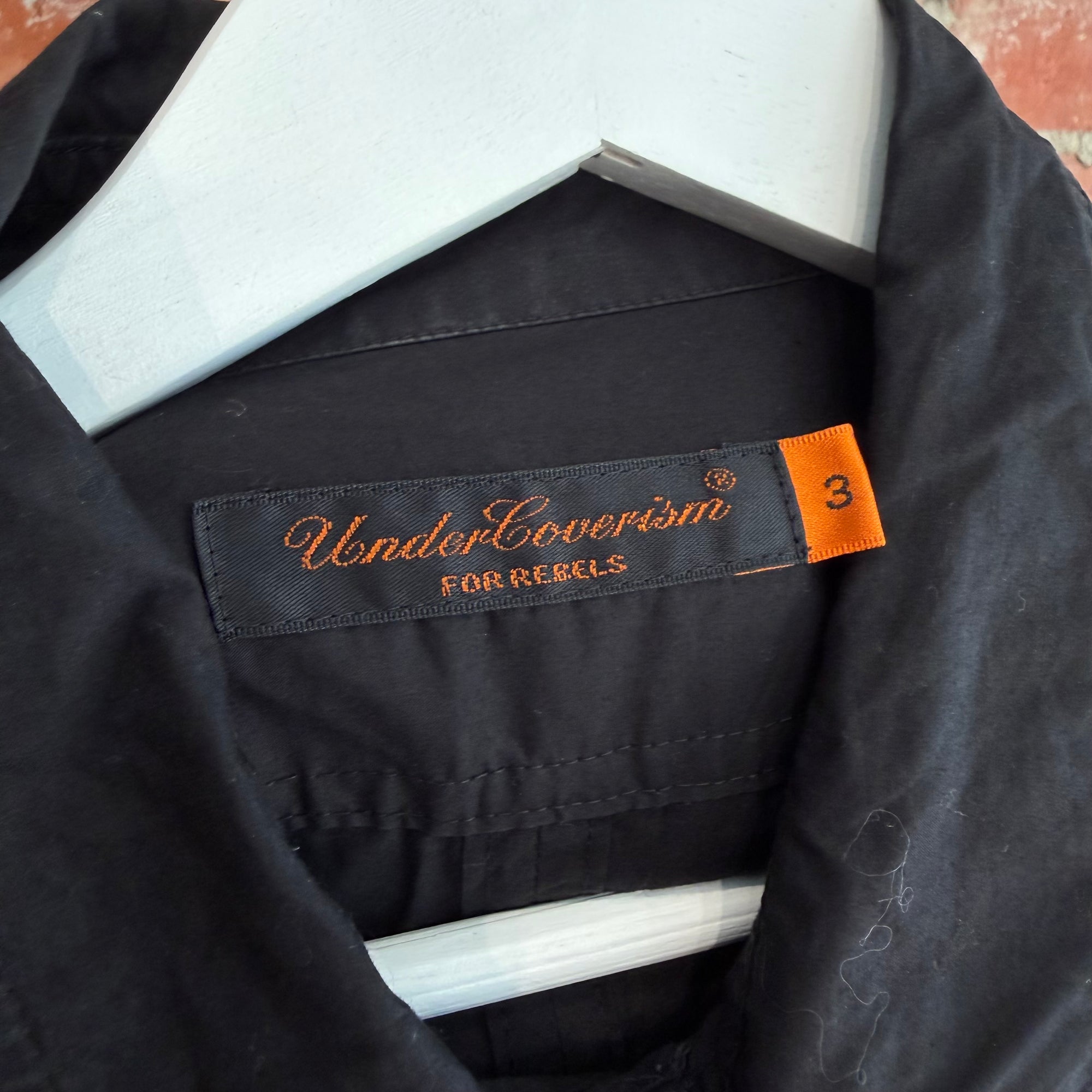UNDERCOVER SS06 "T" MILITARY ZIP SHIRT JACKET ‘BLACK’
