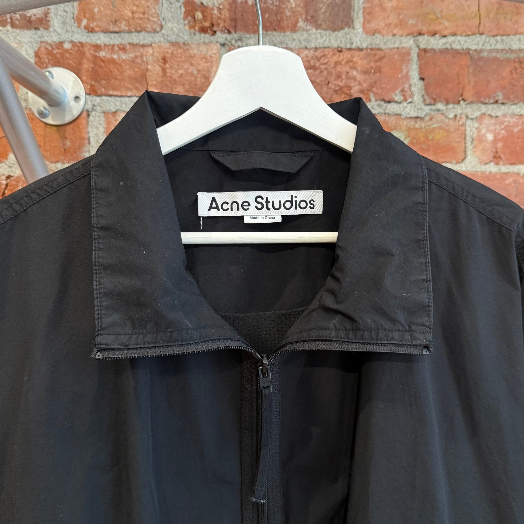 ACNE STUDIOS 1996 STOCKHOLM LOGO BOMBER JACKET ‘BLACK’