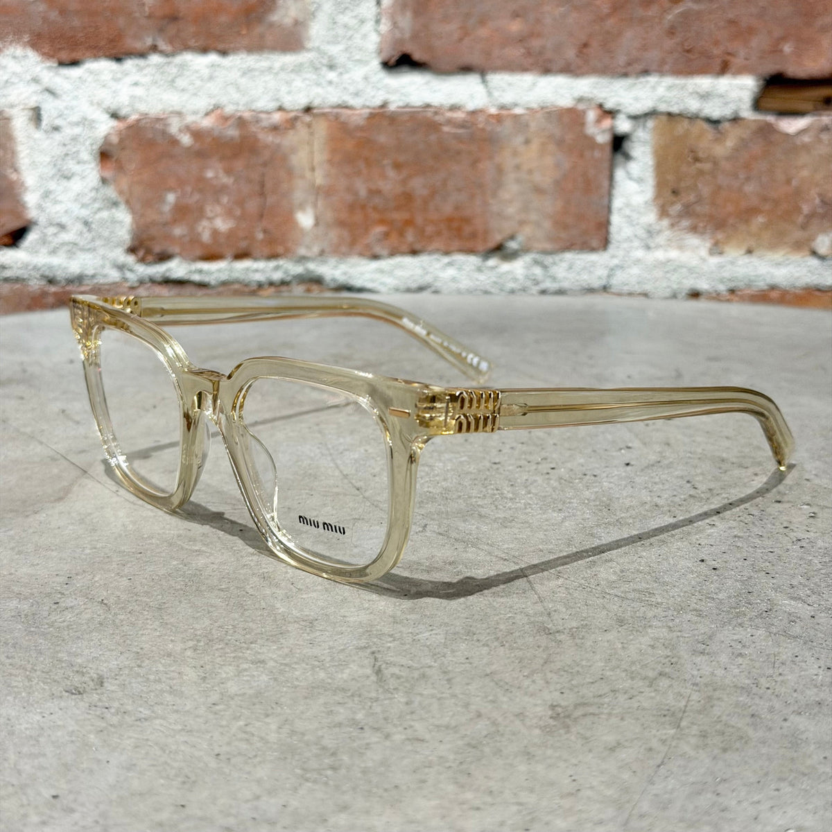 MIU MIU 06XV GLASSES ‘SAND CLEAR’