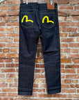 EVISU LOT 2017 YELLOW GULL SLIM STRAIGHT DENIM ‘INDIGO’