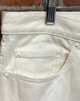 VALENTINO 5-POCKET CLASSIC DENIM ‘IVORY’