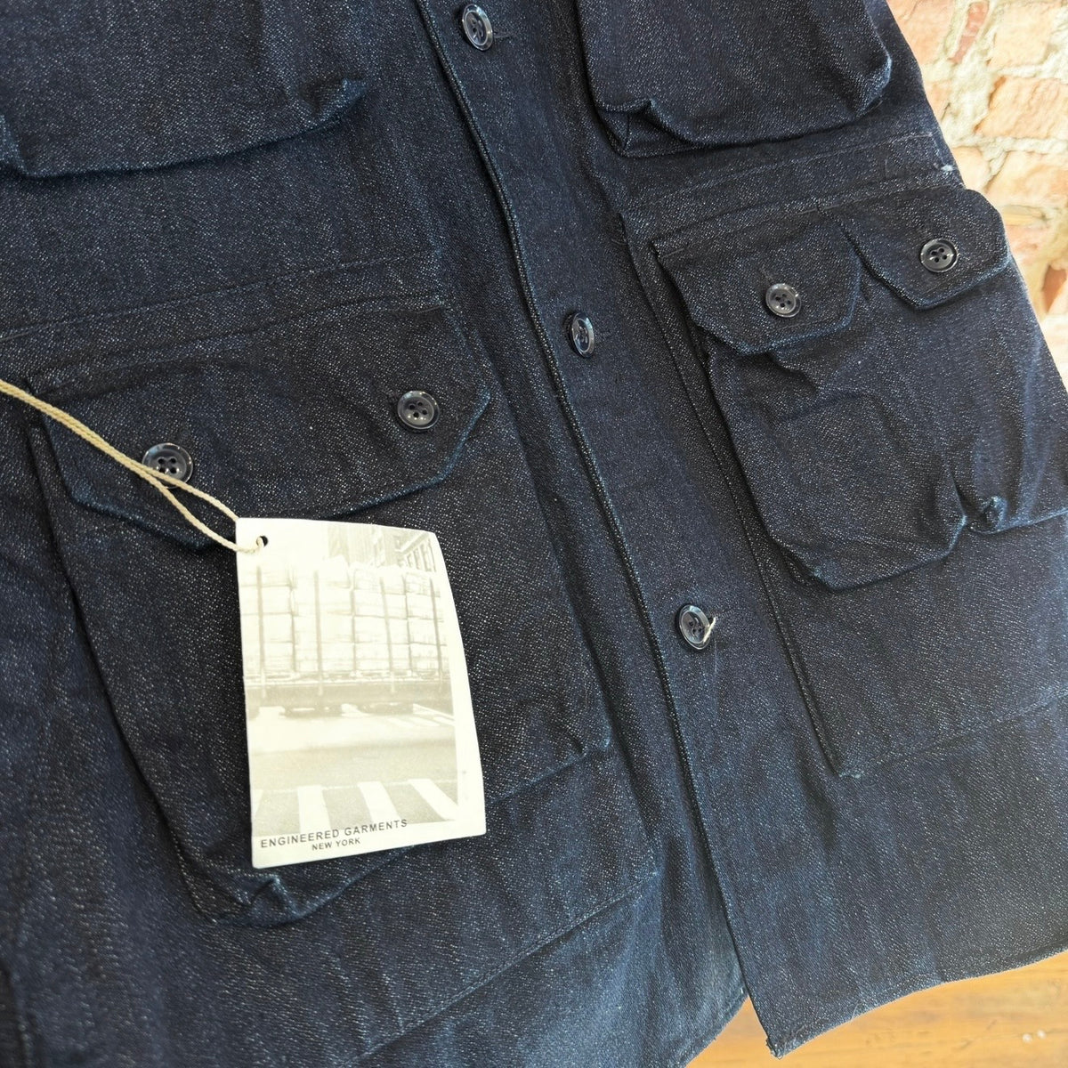 ENGINEERED GARMENTS EXPLORER SHIRT JACKET 'INDIGO'