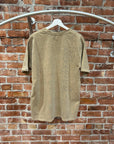 BAPE TAPE POCKET TEE ‘BROWN’