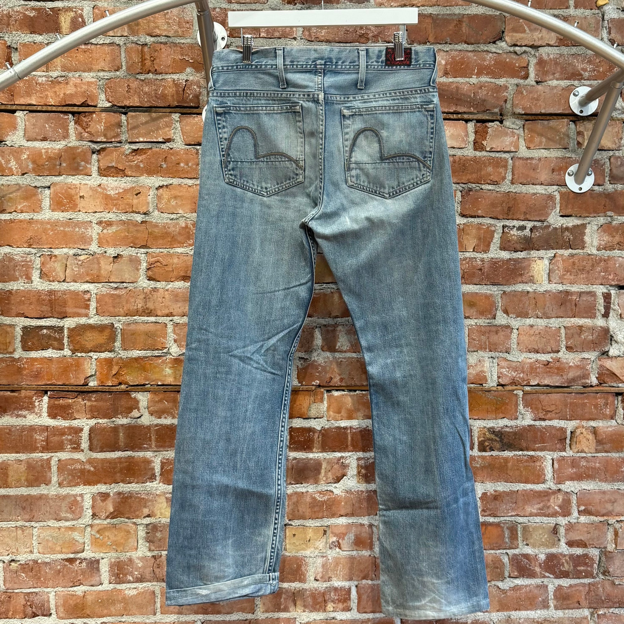 EVISU INTERNATIONAL STITCH GULL DENIM 'VINTAGE BLUE'