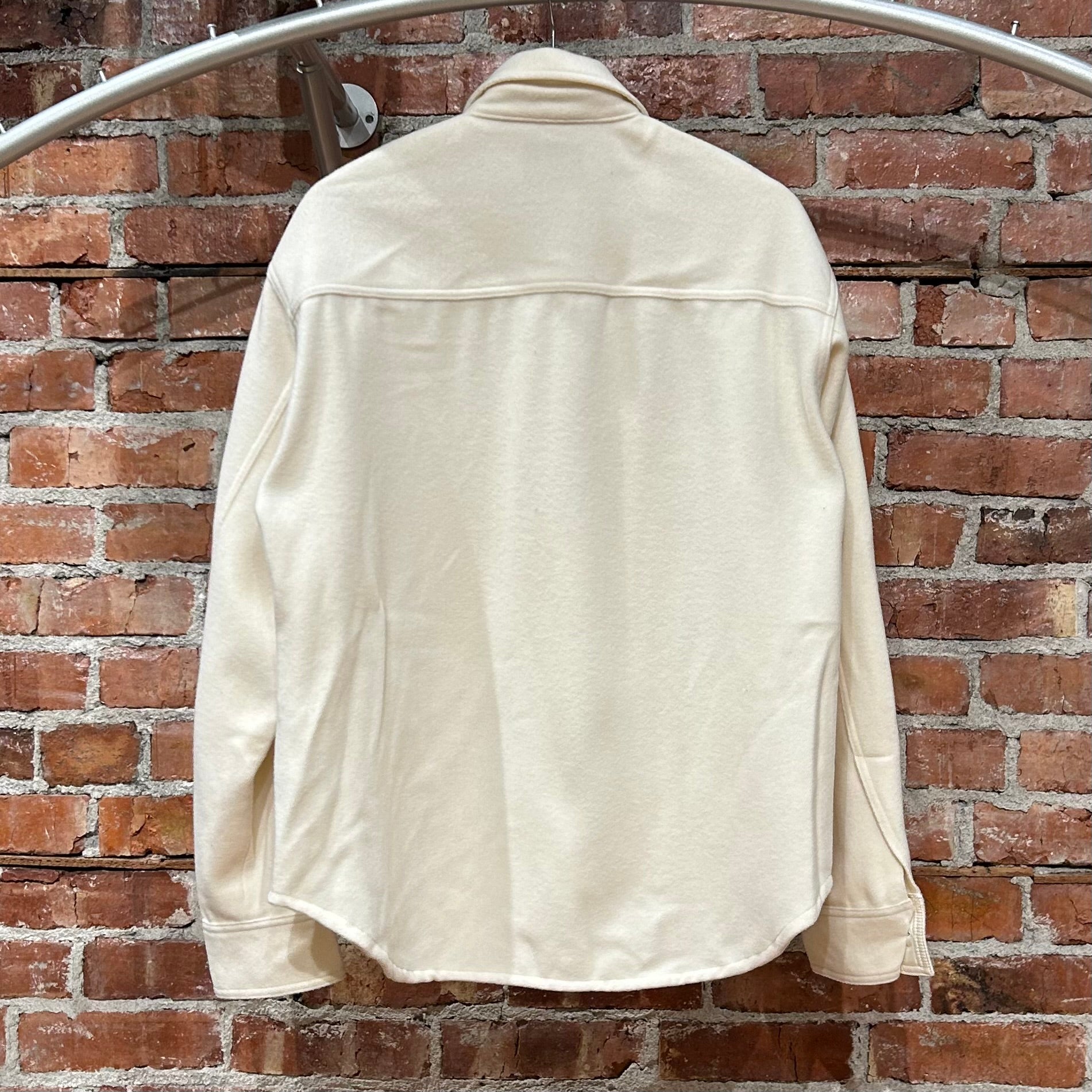VUJA DE 005 MODERATO WOOL OVERSHIRT ‘WHITE’